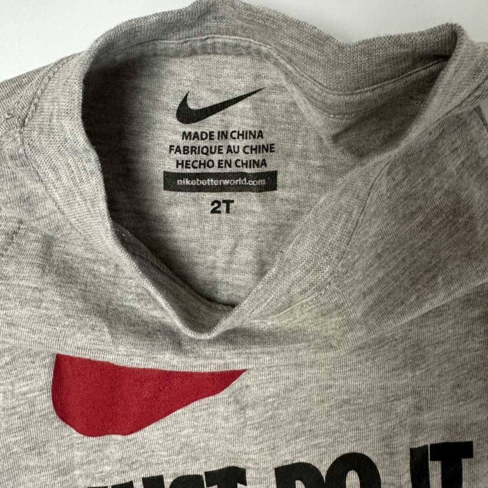 Nike Toddler Tank Just Do It Sleeveless Tank Top 2T - Picture 2 of 3